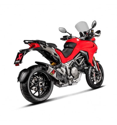 Marmitta Akrapovic Slip On Titanio omologata per Ducati Multistrada 1260 S 2018 Marmitta Akrapovic Slip On Titanio omologata per Ducati Multistrada 1260 S 2018