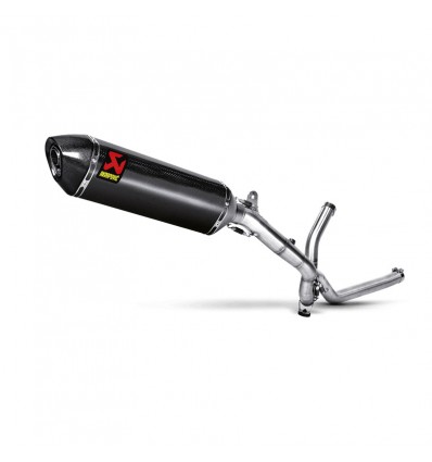Marmitta Akrapovic Slip On Carbonio non omologata per Suzuki V-Strom 650 04-16