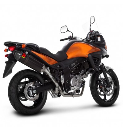 Marmitta Akrapovic Slip On Carbonio non omologata per Suzuki V-Strom 650 04-16 Marmitta Akrapovic Slip On Carbonio non omologata per Suzuki V-Strom 650 04-16