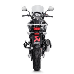 Marmitta Akrapovic acciaio inox linea Racing non omologata per Suzuki V-Strom 650 17-18 Marmitta Akrapovic acciaio inox linea Racing non omologata per Suzuki V-Strom 650 17-18