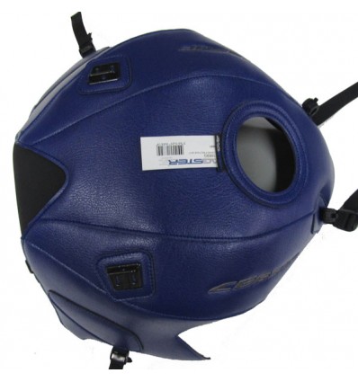 Copriserbatoio Bagster per Honda CB 650F dal 2014 in similpelle blu baltico