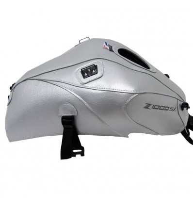 Copriserbatoio Bagster per Kawasaki Z1000 SX in similpelle argento