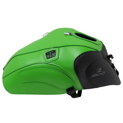 Copriserbatoio Bagster per Kawasaki Z900 in similpelle verde e nero