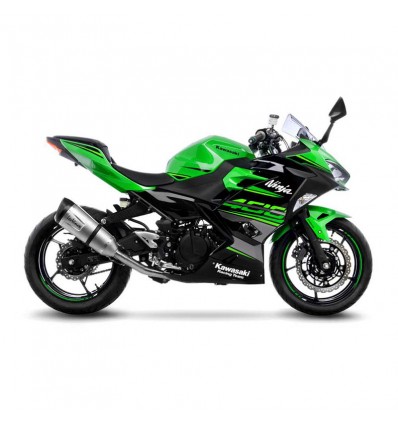 Terminale Leovince Factory S Steel per Kawasaki Ninja 400 2018 Terminale Leovince Factory S Steel per Kawasaki Ninja 400 2018