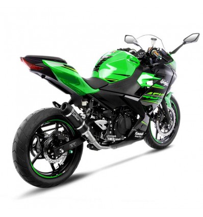 Terminale Leovince GP Corsa EVO Carbon per Kawasaki Ninja 400 2018