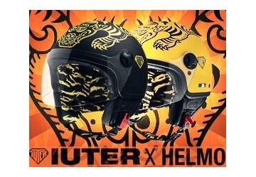 Casco Helmo con grafiche by IUTER! Limited Edition Casco Helmo con grafiche by IUTER! Limited Edition