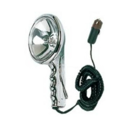 Faro portatile cromato 12V