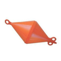 Gavitello biconico 55 lt arancione