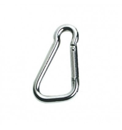 Moschettone inox 6 mm a grande apertura Moschettone inox 6 mm a grande apertura