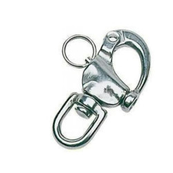 Moschettone 70 mm in acciaio inox per spinnaker Moschettone 70 mm in acciaio inox per spinnaker