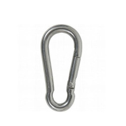 Moschettone standard 5 mm acciaio inox AISI 316 Moschettone standard 5 mm acciaio inox AISI 316
