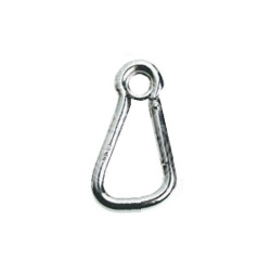Moschettone inox 6 mm eye con grande apertura Moschettone inox 6 mm eye con grande apertura