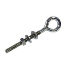 Golfare inox 6 mm con occhio saldato Golfare inox 6 mm con occhio saldato