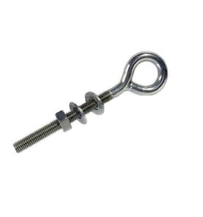 Golfare inox 6 mm con occhio saldato Golfare inox 6 mm con occhio saldato