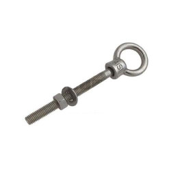 Golfare inox M 6 x 40 mm con occhio tornito Golfare inox M 6 x 40 mm con occhio tornito
