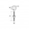 Golfare inox M 6 x 40 mm con occhio tornito Golfare inox M 6 x 40 mm con occhio tornito