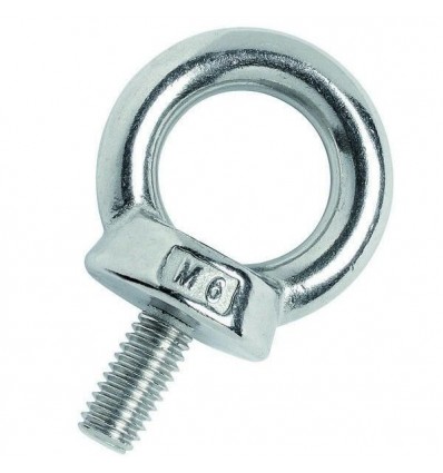 Testa di golfare inox maschio M 6 mm Testa di golfare inox maschio M 6 mm