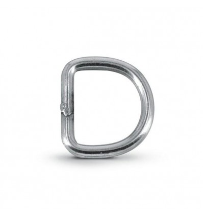 Anello a D acciaio inox 3 x 17 mm