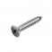 Vite a testa piana svasata acciaio inox mm 2,9x9,5