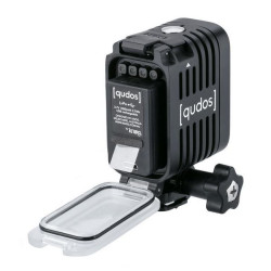 Torcia a led Qudos Action Light nera per GoPro e altre action camera