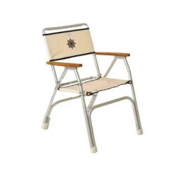 Poltroncina pieghevole bianca