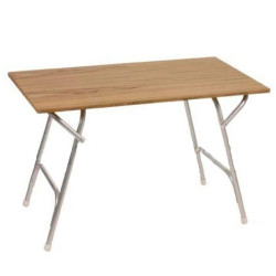 Tavolino pieghevole in teak Forma cm 88 x 44