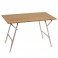 Tavolino pieghevole in teak Forma cm 88 x 44