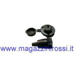 Presa e spinotto alimentazione da incasso in plastica 2