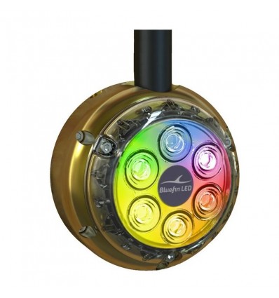 Luce subacquea Bluefin LED Piranha P6 SM luce a variazione 2500 lm