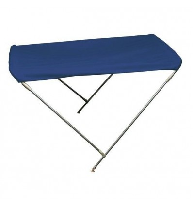 Tendalino bimini 2 archi bianco 130 cm
