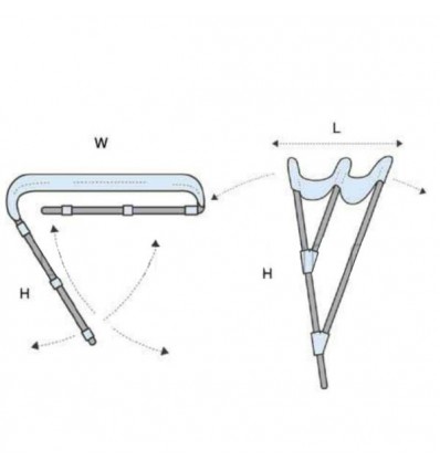 Tendalino bimini 2 archi bianco 150 cm Tendalino bimini 2 archi bianco 150 cm