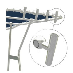 Portacanna in lega leggera per T-Top in alluminio Portacanna in lega leggera per T-Top in alluminio