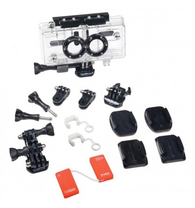 Custodia GoPro 3D Hero Case & Sync Cable per filmati tridimensionali
