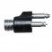 Innesto carburante femmina Johnson/Evinrude portagomma 10 mm Innesto carburante femmina Johnson/Evinrude portagomma 10 mm