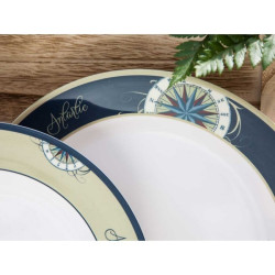 Set piatti da frutta Marine Business serie Harmony 6 pezzi
