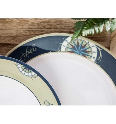 Set piatti da frutta Marine Business serie Harmony 6 pezzi