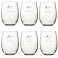Set bicchieri bevanda Marine Business serie Welcome On Board 6 pezzi