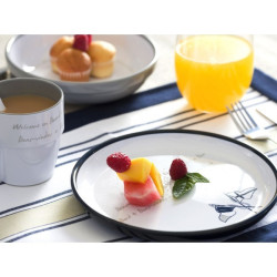 Set piatti piani Marine Business serie Welcome On Board 6 pezzi