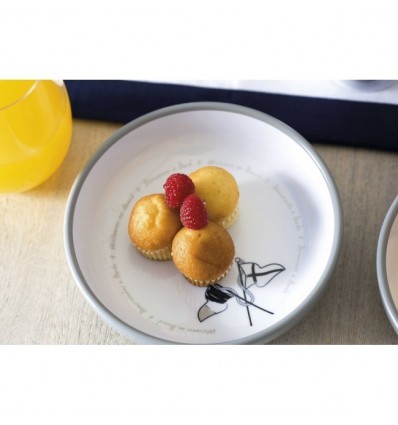 Set piatti piani Marine Business serie Welcome On Board 6 pezzi