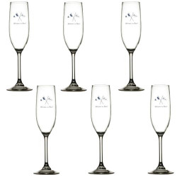 Set calici vino Marine Business serie Welcome On Board 6 pezzi
