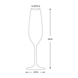 Set bicchieri bibita colorati Marine Business serie Party 6 pezzi