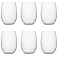 Set bicchieri acqua Marine Business Clear 6 pezzi
