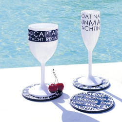 Set sottobicchieri Marine Business serie Enjoy Life 6 pezzi Set sottobicchieri Marine Business serie Enjoy Life 6 pezzi