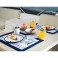 Set piatti fondi Marine Business serie Welcome On Board 6 pezzi