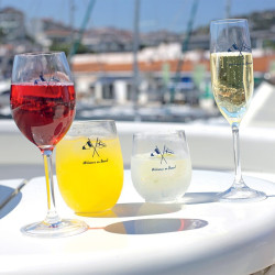 Set calici vino Marine Business serie Welcome On Board 6 pezzi