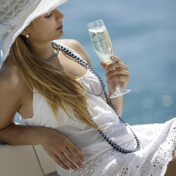 Set calici vino Marine Business serie Welcome On Board 6 pezzi