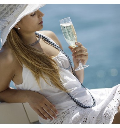 Set calici vino Marine Business serie Welcome On Board 6 pezzi