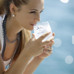 Set bicchieri bevanda Marine Business serie Welcome On Board 6 pezzi