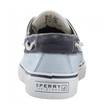Scarpe Sperry Top Sider A/O 2 Eye Bahama bianco e blu