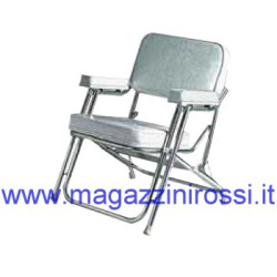 Sedia del capitano piegnevole in sky bianco